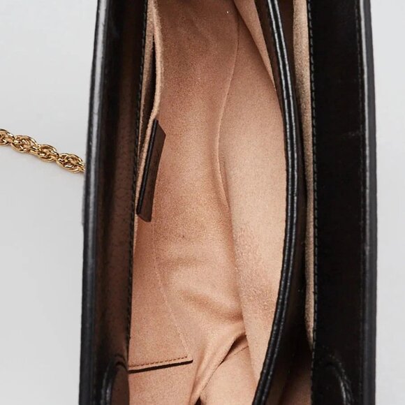 Gucci Black Leather Ophidia Small Shoulder Bag - Picture 9 of 11